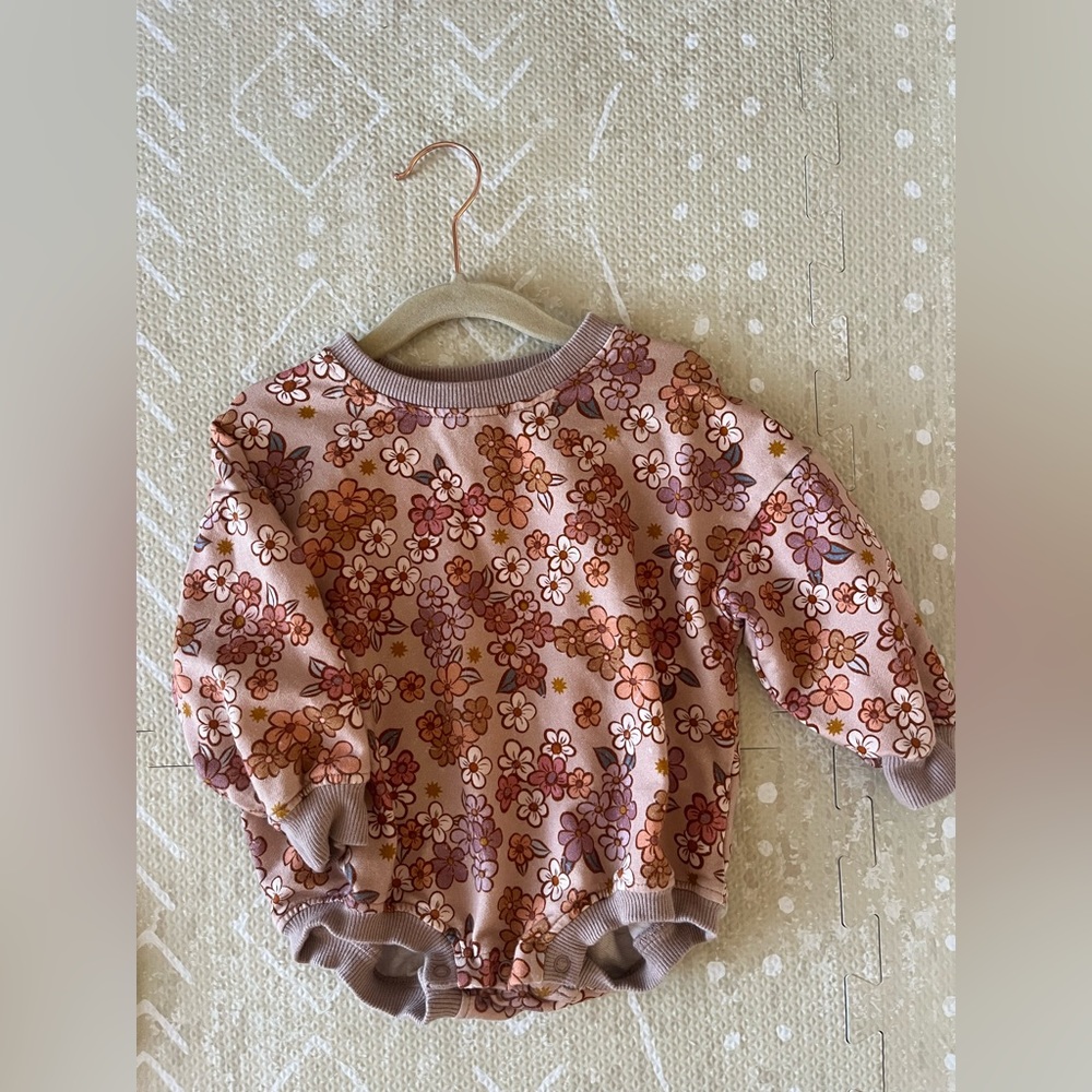 Oversized sweater bubble romper-SOLD